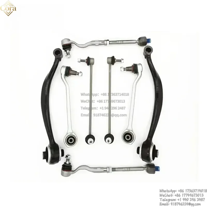 8PCS High Quality Auto Parts Kit Tie Rod End Ball Joint Control Arm for X3 Series F25 OE 31106787674 31126787670