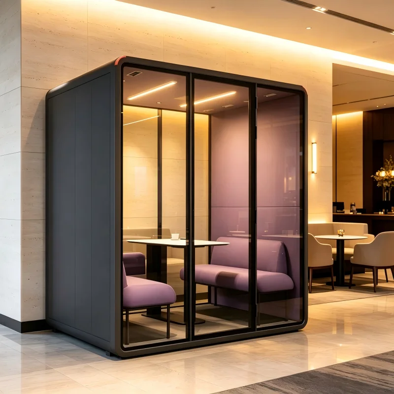 Vocal Sound Booth Silent Recording Studio Acoustic Meeting Pod Phone Cabin Sound Insulation Privacy Work Space for Home & Studio
