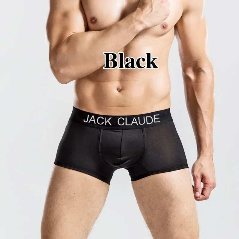 Jack Claude Mens Underwear трусы мужские Boxers Male Panties Pouch Sheath Sheer Underpants Men Tight Underpants Boxer Shorts