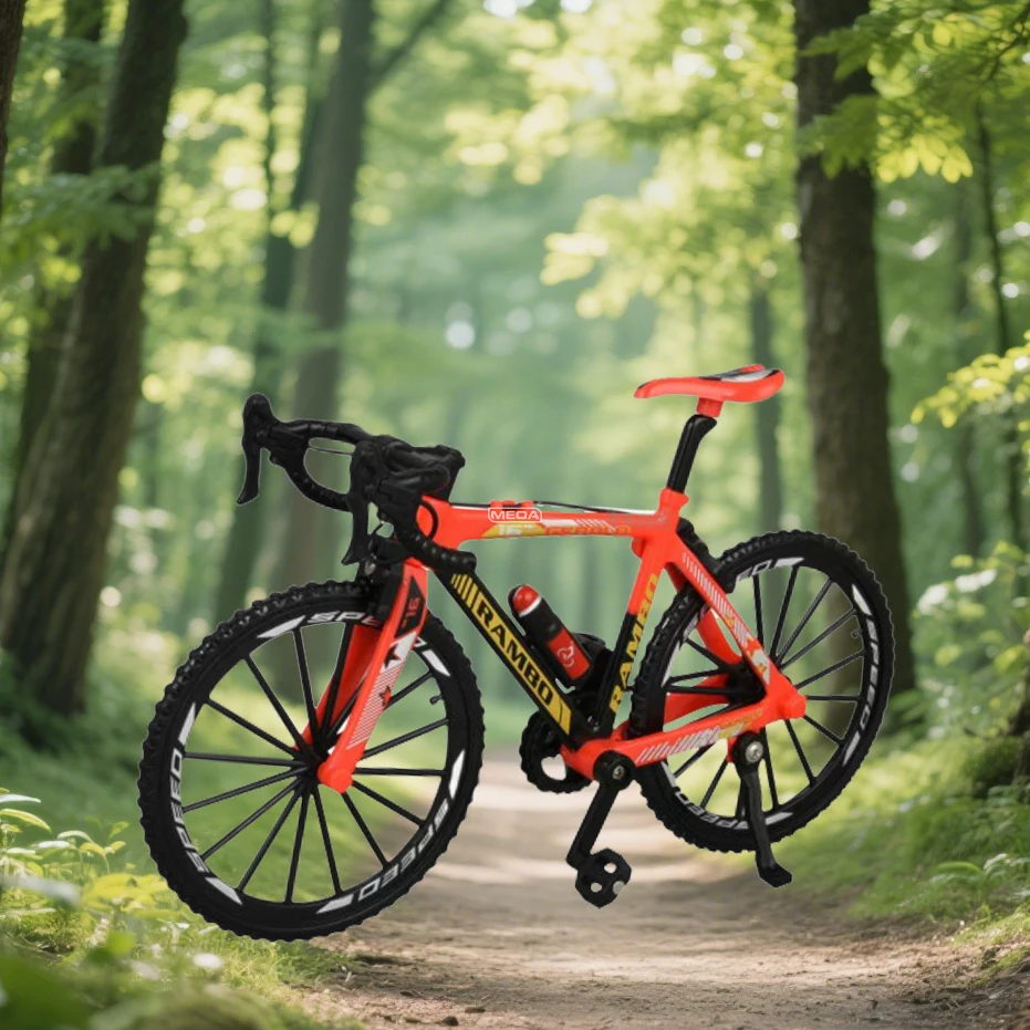 1:8 Dito in plastica BMX Giocattolo Decorazione da tavolo Artigianato per gli amanti del ciclismo ﻿ Giocattolo modello di bicicletta per mini bici da strada pressofuso in scala ﻿