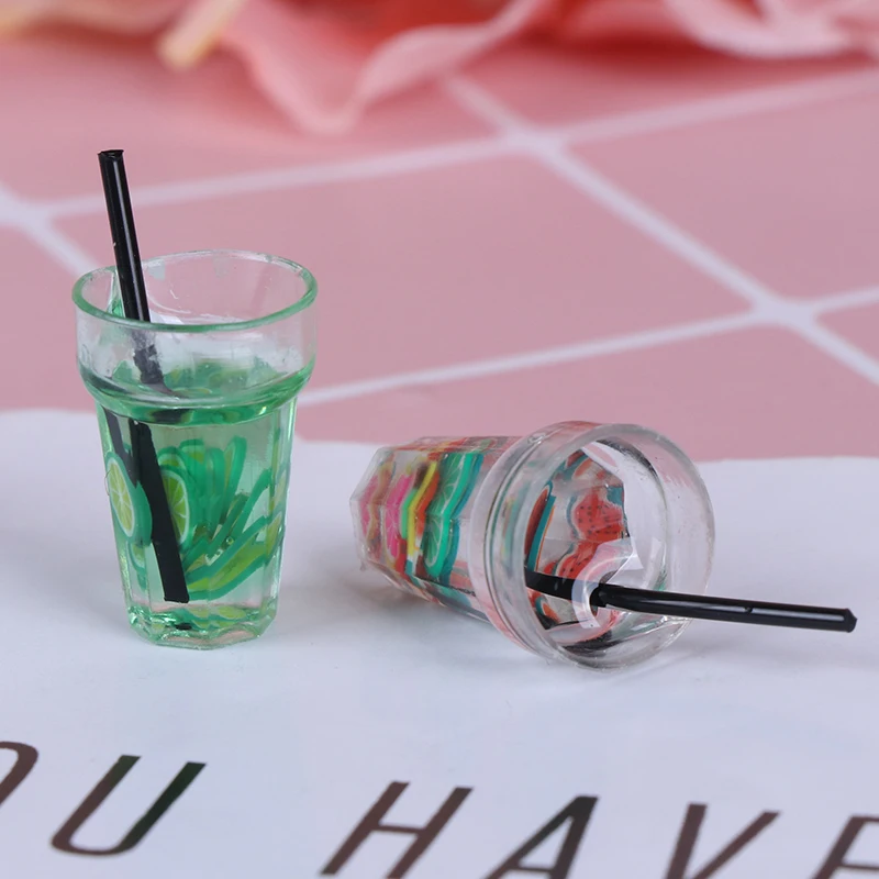 1:12 Scale cup drink for dollhouse miniature toy doll food kitchen accessories