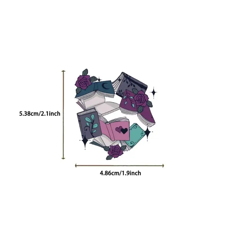 Y1UB 50 Decalques temas bruxa