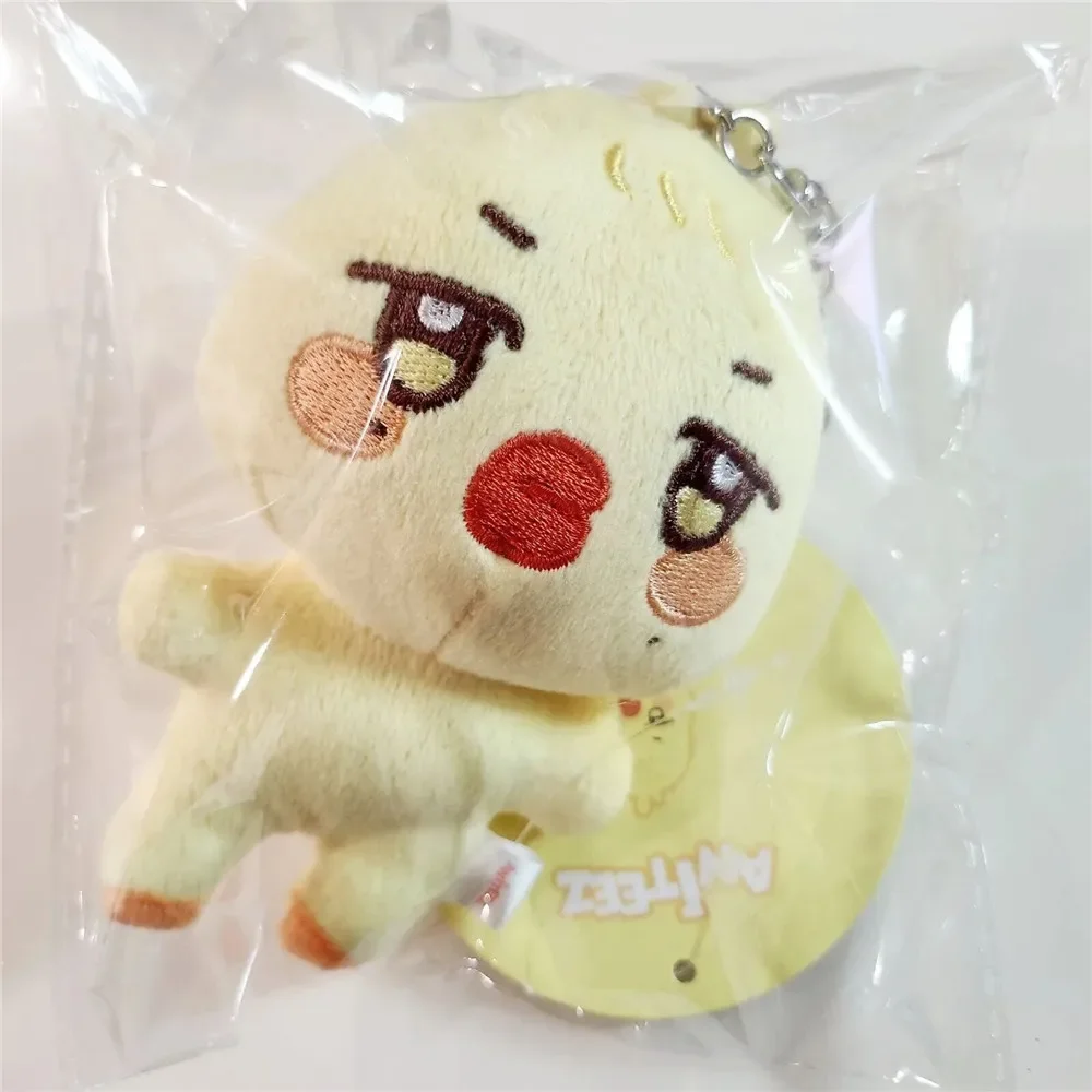 Kpop 10CM ATEEZ Plush Pendant Keychain Aniteez Design Hongjoong Seonghwa Yunho Yeosang San Ming Wooyoung Jongho Accessories