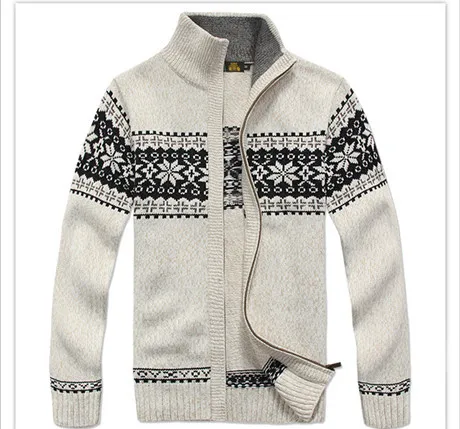 Vintage Cardigan Autumn Knitted Men Sweater Clothing Coats Jackets Man Flower Sweater Men 2022 Black White