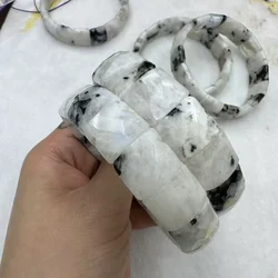 NEW Natural Indian Moonstone 13×15mm Stone Bracelet Gemstone Fashion Jewelry Christmas For Man For Woman Gift Wholesale