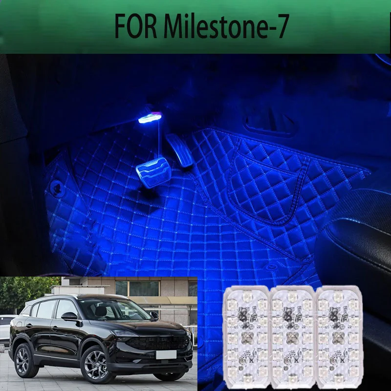 

FOR Milestone 7 LED Car Interior Ambient Foot Light Atmosphere Decorative Lamps Party decoration lights Neon strips