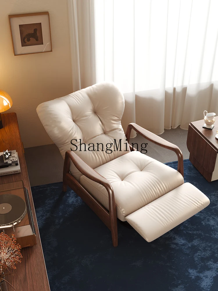 

FG home leisure medieval single sofa multi-functional reclining leather chair