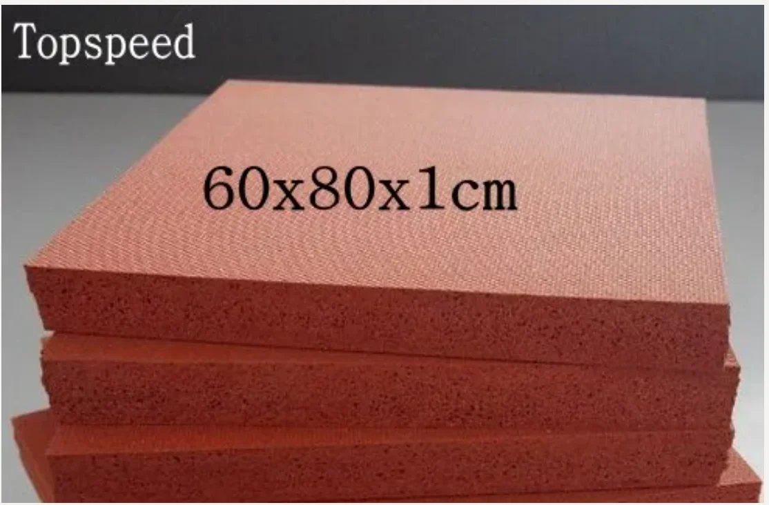 2PCs Heat Press Machine Silicone Mat 60x80x1cm High Temperature Resistant