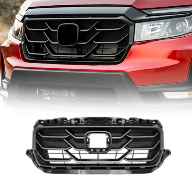 Factory Wholesale Car Front Bumper Grille FOR Honda 2022-2023 Ridgeline USA Edition Black And Chrome Front Grille