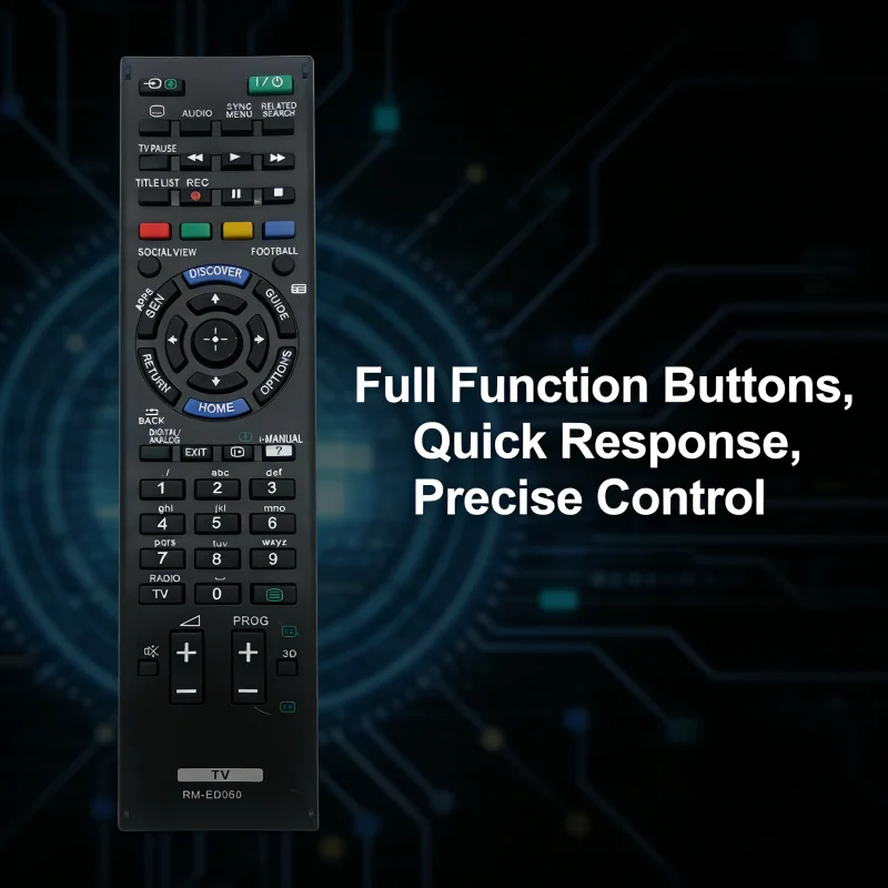

Remote Control for Sony KDL-42W656A RM-ED060 KDL-32W700B KDL-42W700B KDL-50W800B KDL-55W950B KD-65X8500B KD-65X9500B
