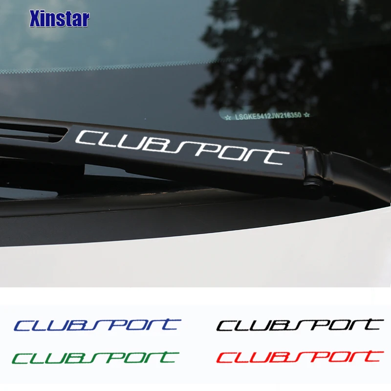 4Pcs Clubsport Car Windshield Wiper Sticker For Volkswagen GOLF8 MK8 GTI