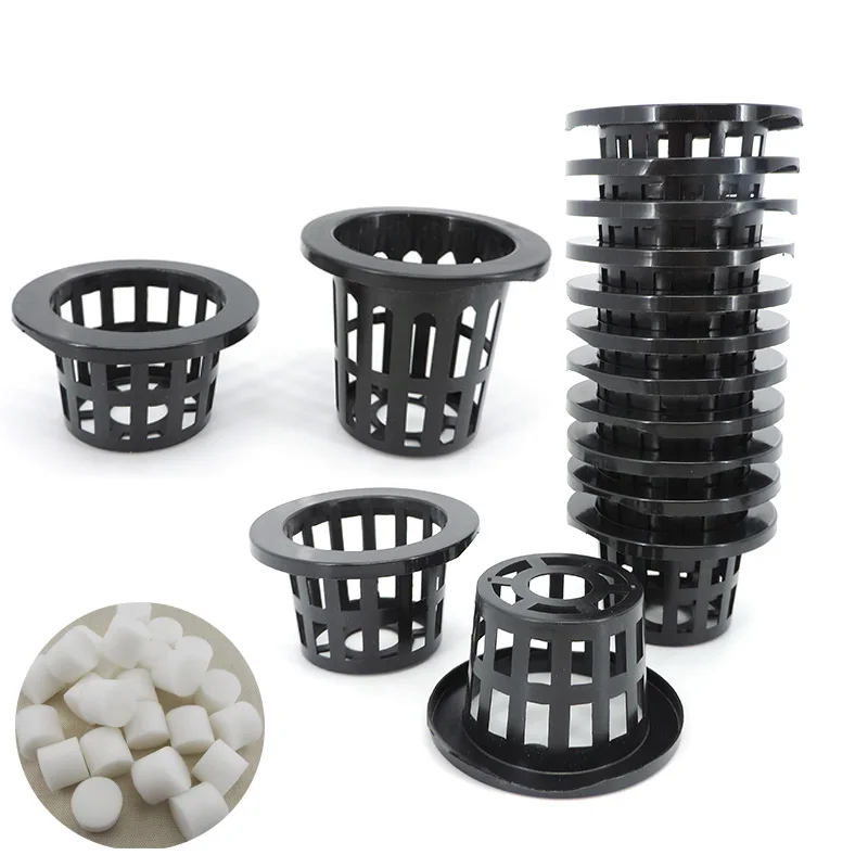 10/20 6cm Soilless Hydroponic Mesh Plant Grow Pot sponge pot Nursery tray Cup Clone Aeroponic veg vegetable Planter Colonization