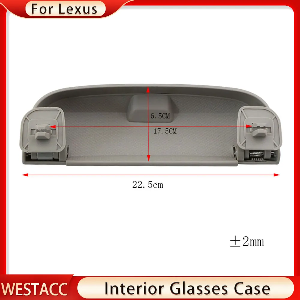 Car Sunglasses Glasses Case Holder for Lexus ES240 ES250 RX350 330 GS460 ES RX GS IS Series 2016 2017 Storage Box Accessories