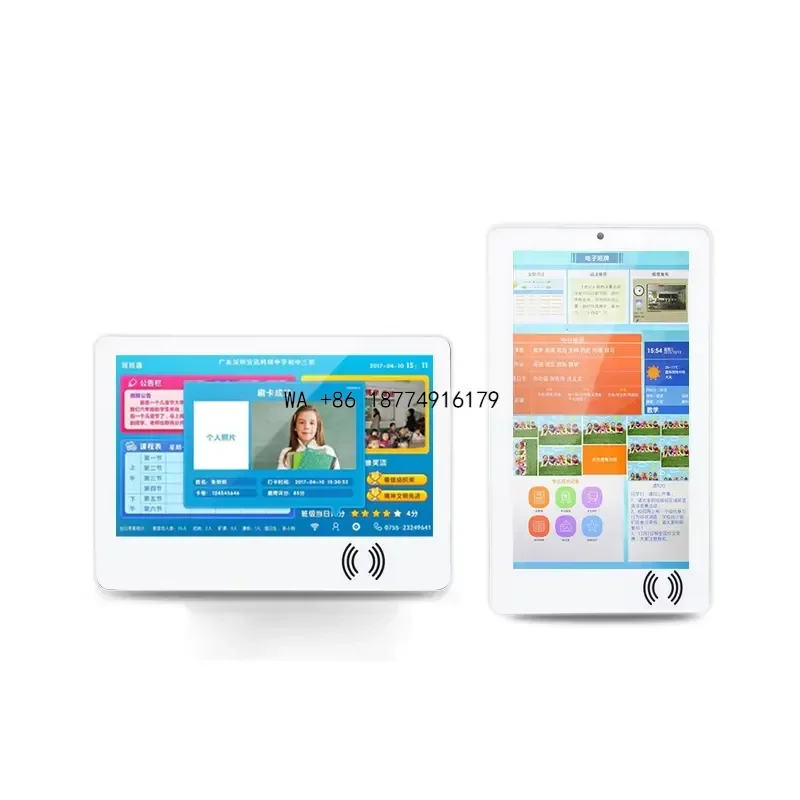 wmwmnu Digital Face Recognition Time Attendance Management System RFID Fingerprint Access Control Biometric Device for School