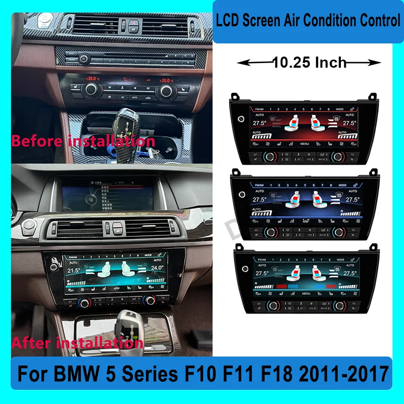 

Air Conditioning Control Touch AC Panel Display Screen LCD Digital For BMW 5 Series F10 F11 F18 2011-2017 Air Screen