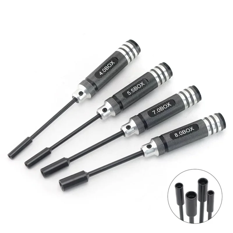 Hex Nut Key Socket Screw Driver ประแจ 4.0 มม.5.5 มม.7.0 มม.8.0 มม.ซ่อมชุดเครื่องมือสําหรับ RC FPV รถเรือ Quadcopter Drone