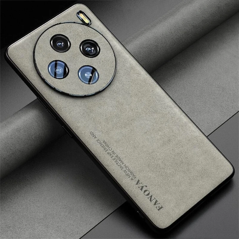 Funda For Vivo X100 Pro Case Luxury PU Leather Protection Phone Cover For Vivo X 100 X90 X90Pro Plus Silicone Shockproof Bumper image 4