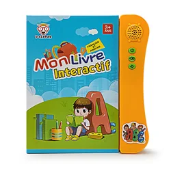 French and English Intelligent Learning Toys Bilingual Finger Reading Children's Voice Book French E-book Early Educational Gift