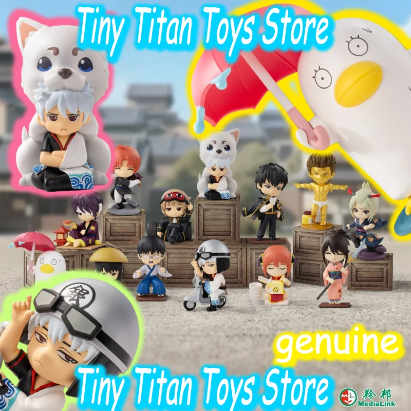 

POP MART Gintama Welcome To Yorozuya Series Gintoki Sakamoto Elizabeth Blind Box Collectible Figures Anime Peripheral Decor Gift