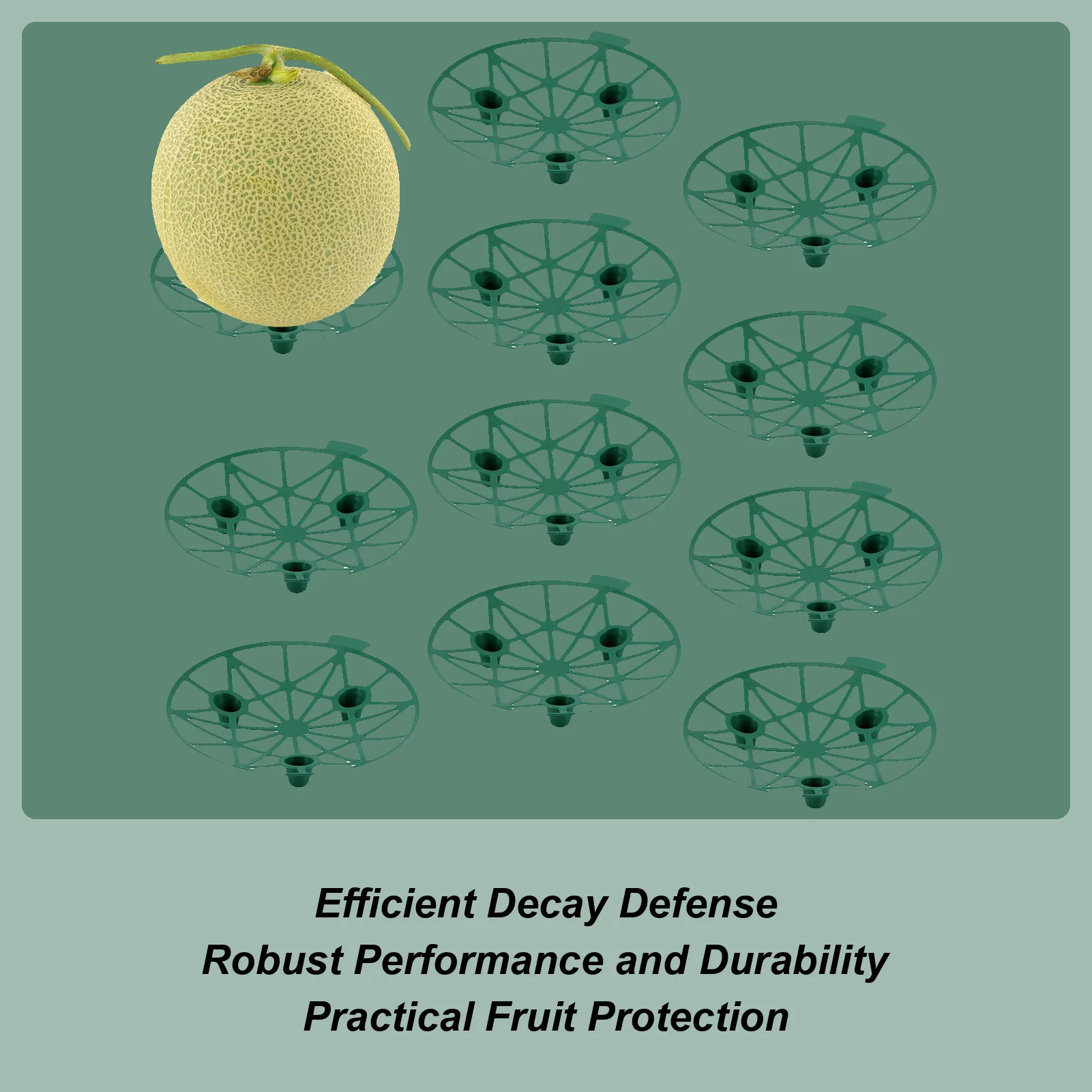 Gardening Melon And Fruit Tray Household Watermelon Tray Garden Fruit Anti- Rotting Bracket Plastic Stable Tray Watermelon Shelf