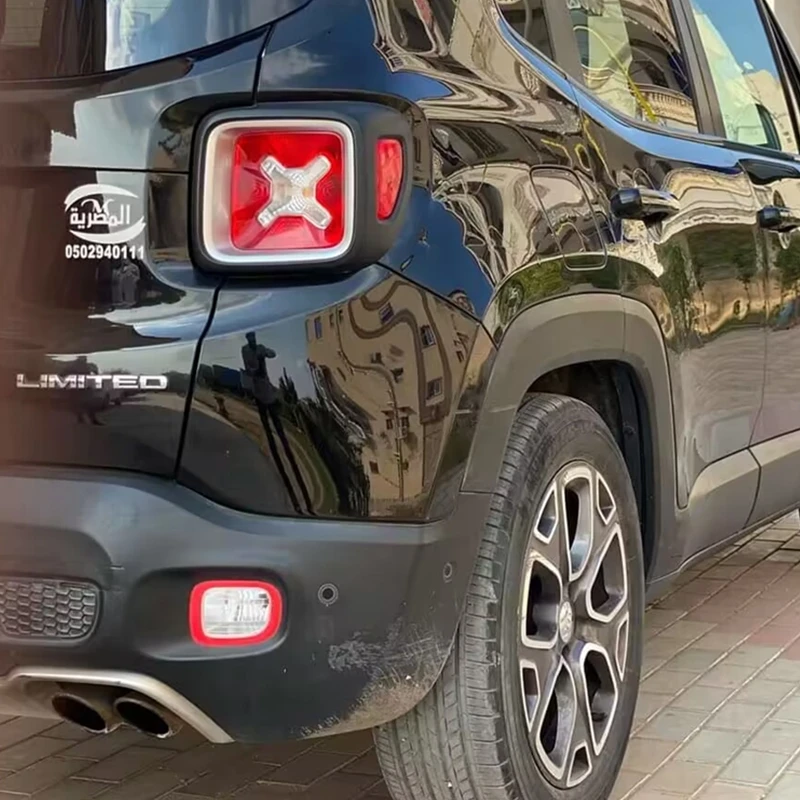 1 lub 2 sztuki tylna lampa zderzaka bez żarówki do Jeep Renegade 2015-2018 tylny odbłyśnik światła światła przeciwmgielne 68255513AA