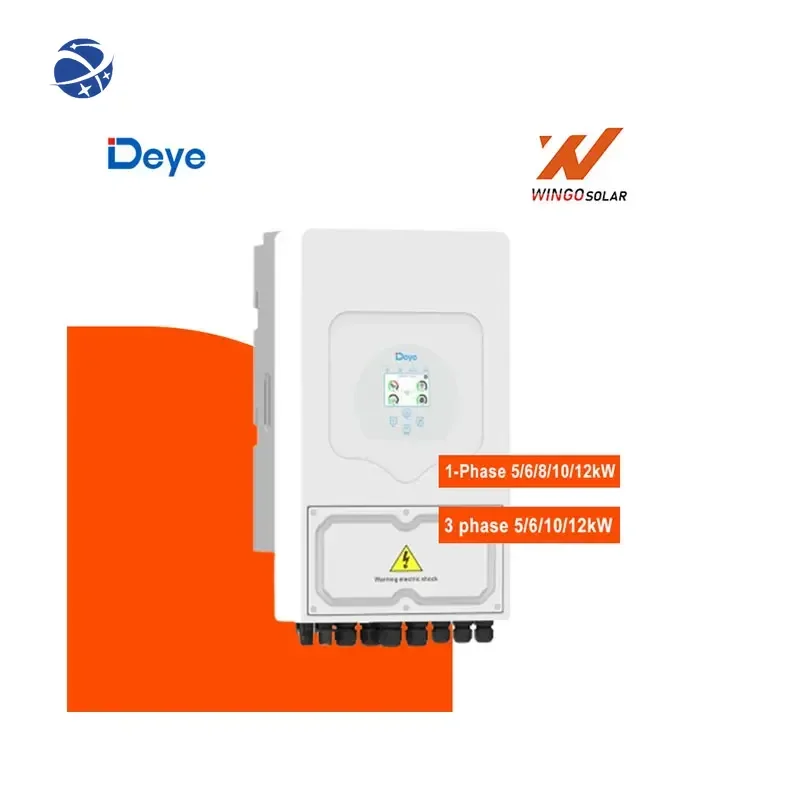 

Deye Single Phase 3kW 3.6KW 5kW 6kW 8kW 10kW 12kW 14kW 16kW 48V Hybrid Inverter Solar Inverter With Wifi DDP to UA