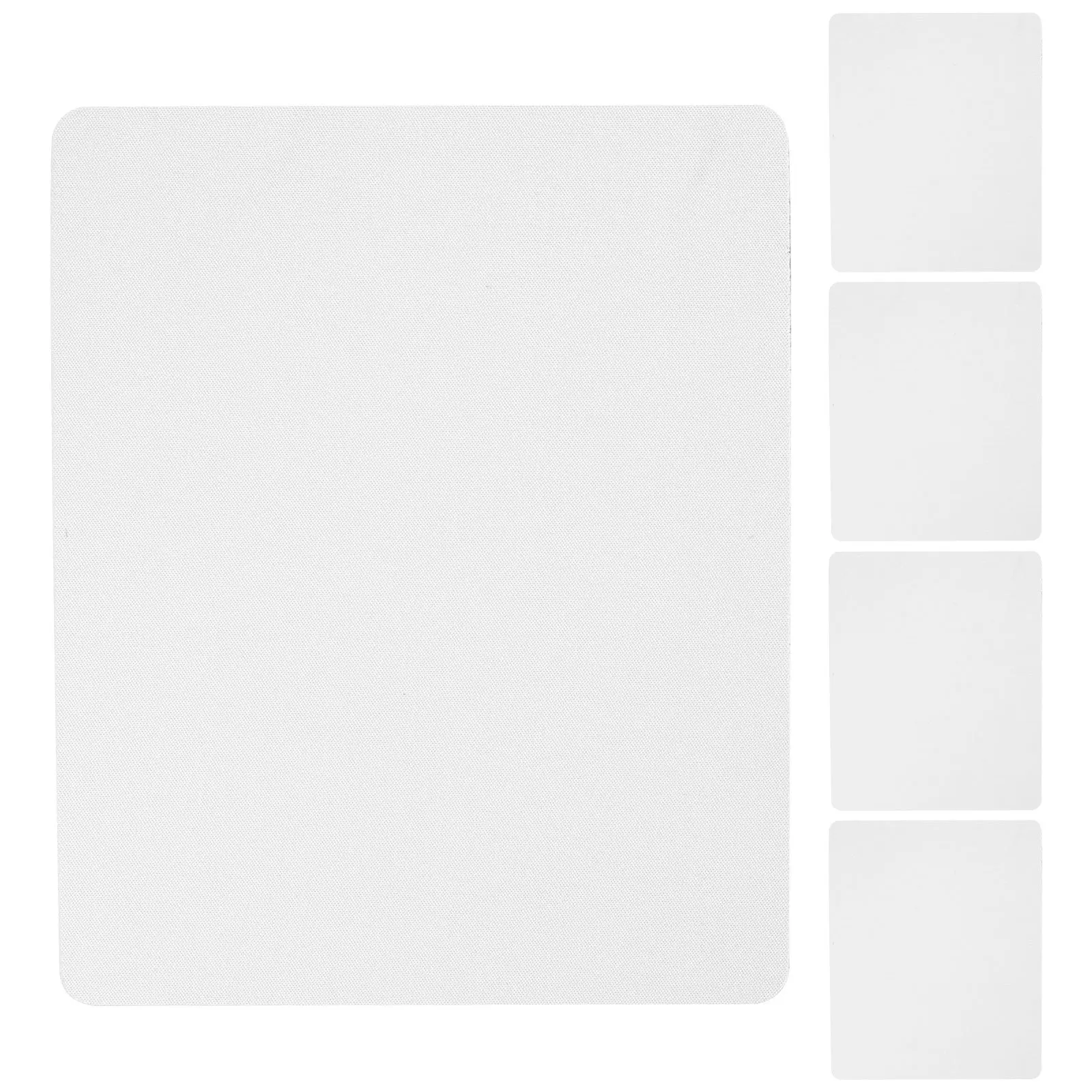 

5pcs Sublimation Mouse Pad Blank Rubber Non-Skid Large Desktop Gaming Mousepad For Computer Laptop Office Home Use Desk