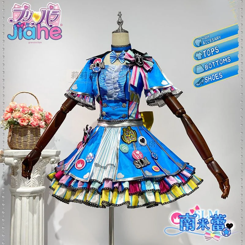 

Аниме Pripara Hojo Sophy Minami Mirei Косплей Костюм Хэллоуин для взрослых Милая девушка Лолита Эта носка перчатка аксессуар униформа комплект