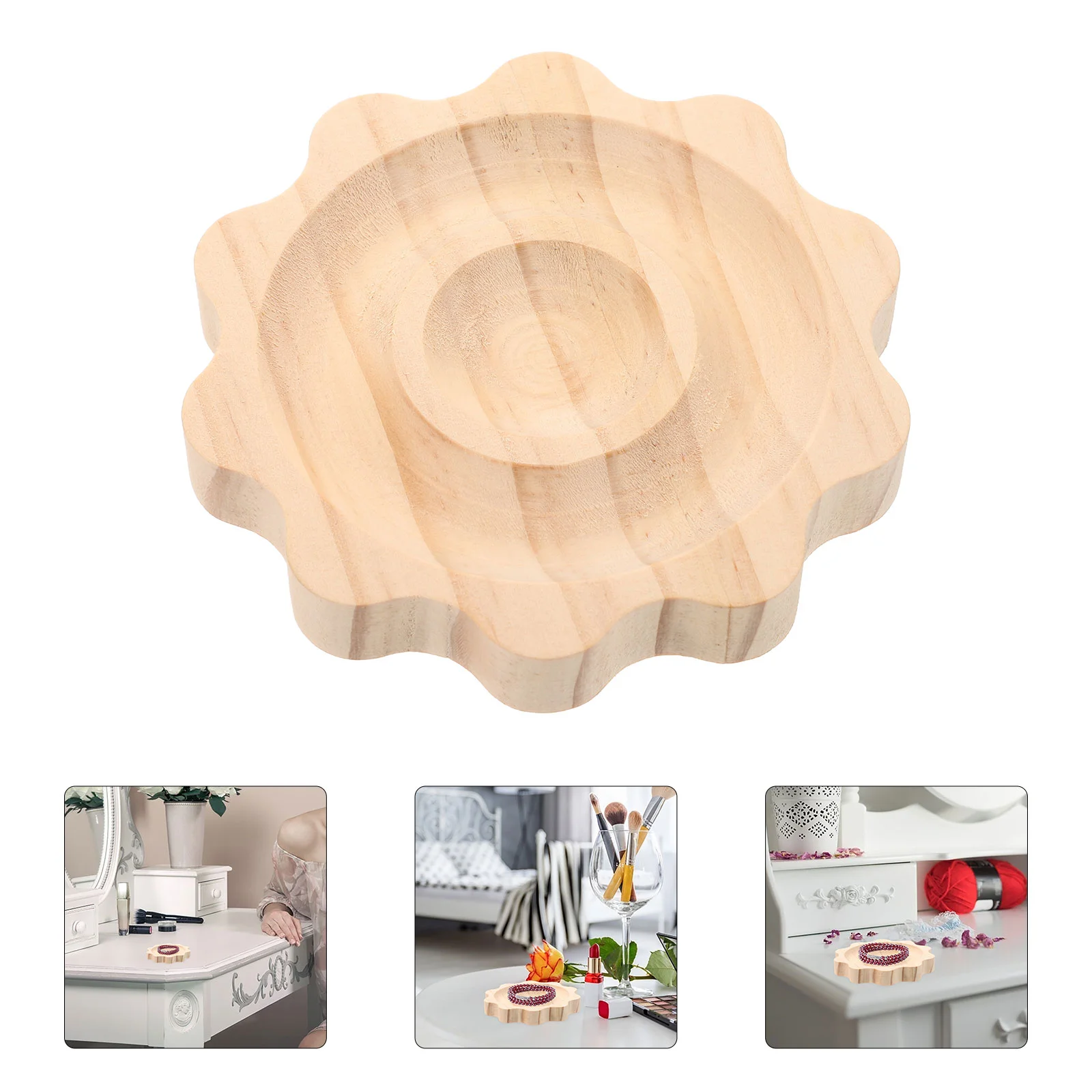 

One Body Storage Box Bracelet Display Plate Jewelry Tray 1000X1000X150CM Wood Wooden Organizer