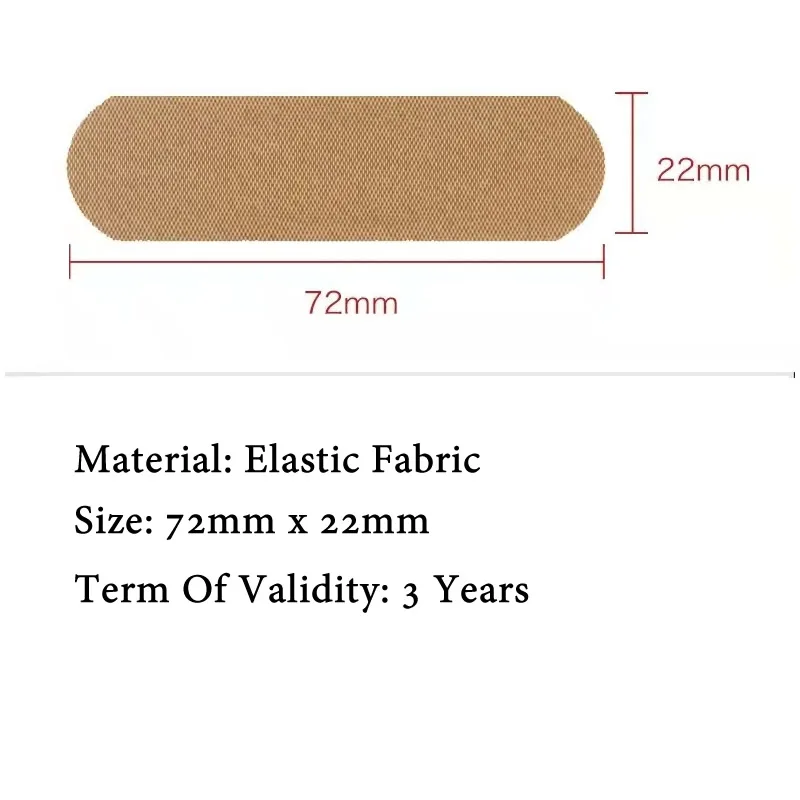 100Pcs Elastic Fabric Band-Aid First Aid Kit Wound Adhesive Plaster Medical Bandages Sticker For Home Travel Outdoor Survival
