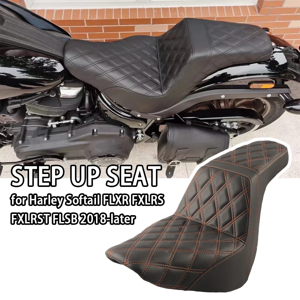 

Two-up Motorcycle Seat For Harley Softail Low Rider S ST FXLR FXLRS FXLRST 20-24 Sport Glide FLSB 18-21 Front Rear Seat Cushion