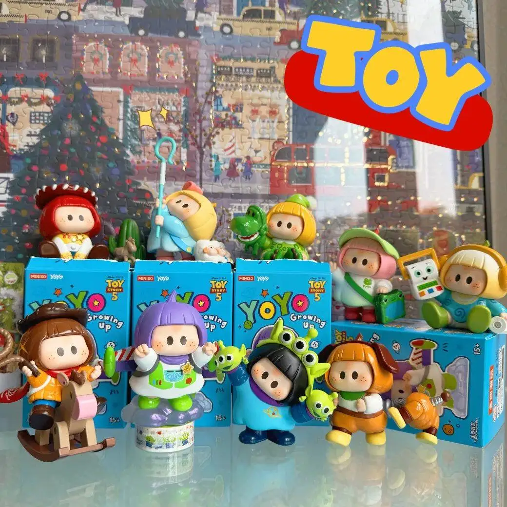 New MINISO YOYO Toy Story 5 Growing Up Blind Box Action Figures