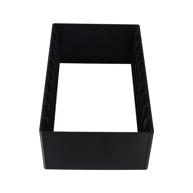 1 Stück schwarze Kassettenhalterbox aus Kunststoff mit Magnetverschluss, kompakter Organizer mit großem Fassungsvermögen, bietet Platz für bis zu 10 Kassetten – Detail 3