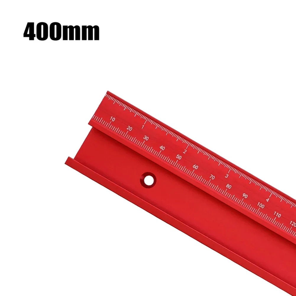 T-Slot Miter Tool Miter Track Red T-Track T-slot Woodworking Tool 45 Type 45*12.5mm Aluminum Alloy Fixture Slot