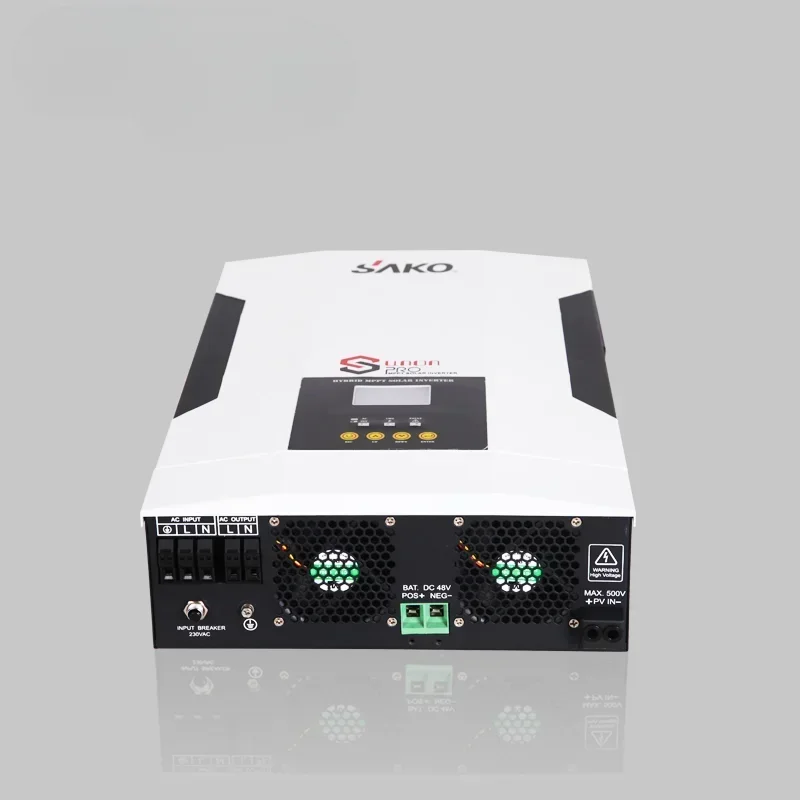 Sako Sunon Pro 3Kw 5.5kw 100A Mppt Power Charger Controller Pure Sine Wave Inverter Off Grid 5Kw Hybrid Solar Inverter