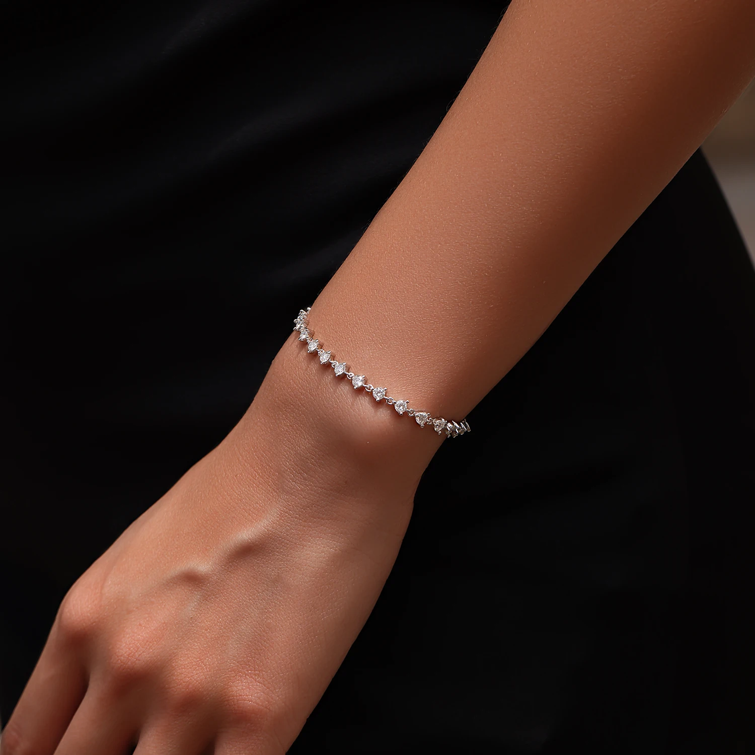 Thumbnail 3 - #4 Trending Moissanite Tennis Bracelets Right Now