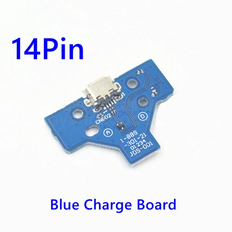 Aipinchun 5Pcs/Lot Replacement 14pin JDS-001 LED Power Charge Board for Sony Playstation 4 PS4 Wireless Controller