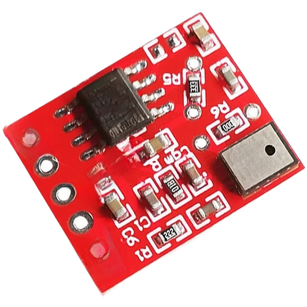 Silicon Electret Microphone PCB with Integrated Preamp Rated for 3V and 5V DC Operation in Audio Sensing Applications