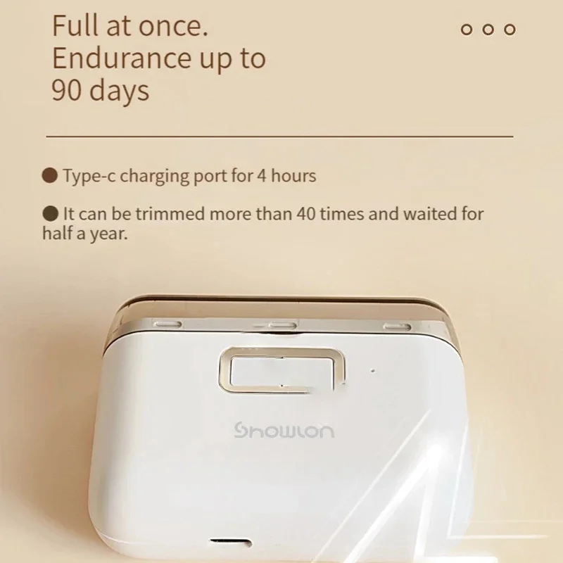 XIAOMI Mijia مقص أظافر كهربائي مع ضوء قابل لإعادة الشحن أوتوماتيكي 2 في 1 أداة تشذيب أظافر تلميع أداة قطع طحن الأظافر