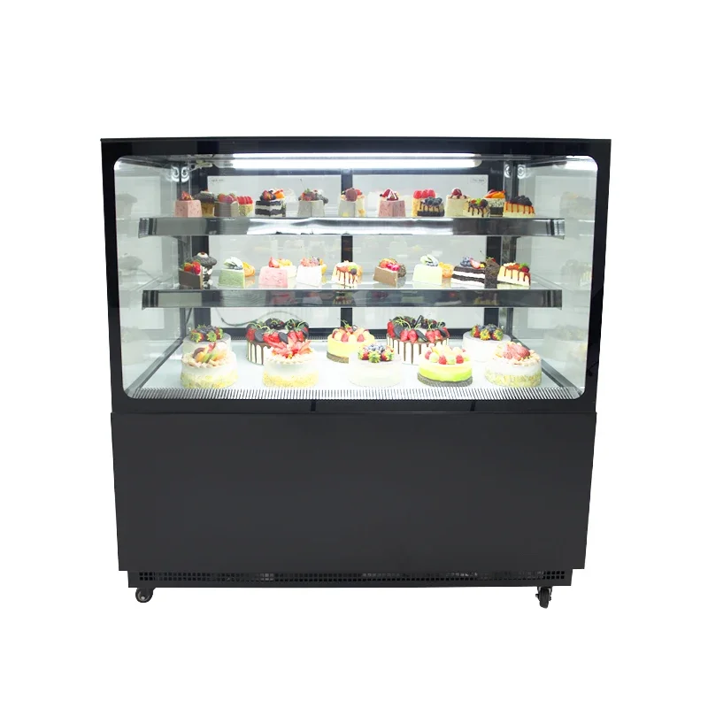 New Style Upright pastry Display Cabinet Cake Showcase refrigerated Cake Display Case