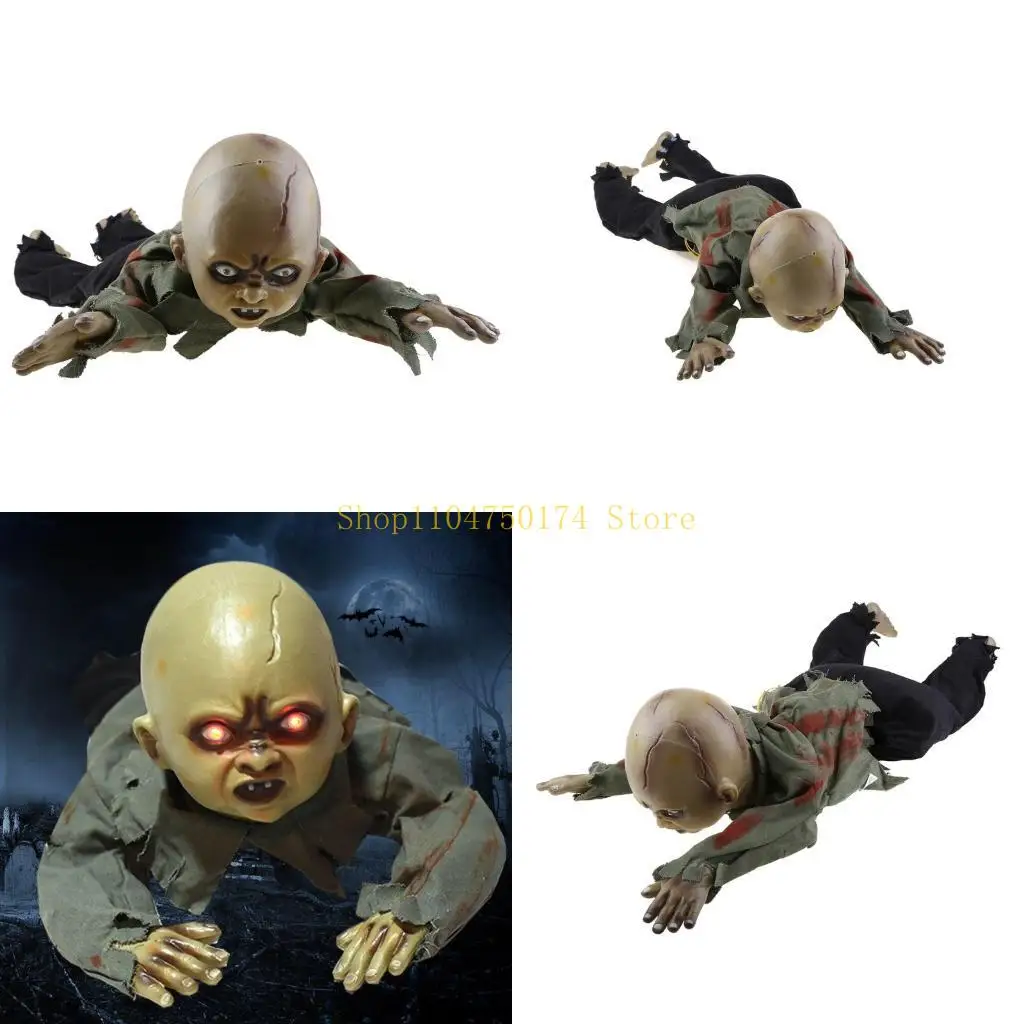

Анимированные ползающие дети-зомби, страшные дети-призраки для куклы с привидениями, Хэллоуин, деко, лидер продаж