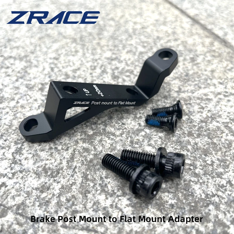 ZRACE Bicycle Brake Mtb Ultralight Post To Flat Mount+Flat To Post Mount Brake Adapter 140/160/180mm +20mm Mountain Bike Tools