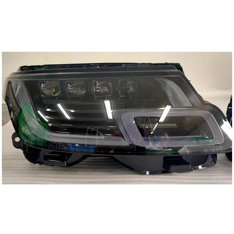 High Quality New Modified Headlight 4 Lens For Land Rover For Range Rover Evoque 2013 Upgrade 2018