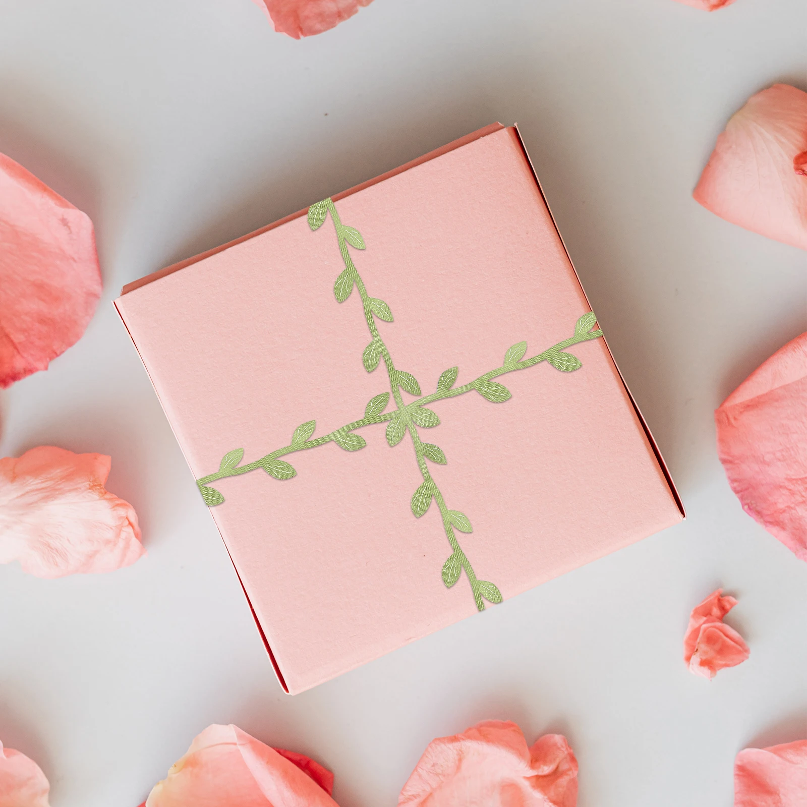 

Leaf Design Ribbon for DIY Crafts Gift Wrapping Webbing Floral Bouquet Supplies Decorative Ribbons Premium Quality Sturdy