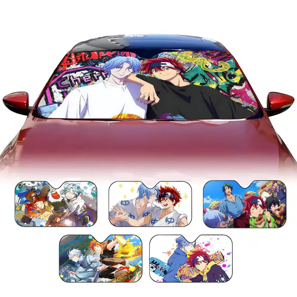 Boy S-Sk8 The Infinity Car Solar Protection Heated Windshield Sunshade Car Window Windscreen Cover Sun Shade Auto Sun Visor