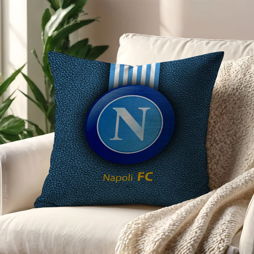 Football Club S-SSC N-Napoli Cover Pillow Sofa Printing Decoration Room Home Office Coffee Shop Car Nordic Simplicity