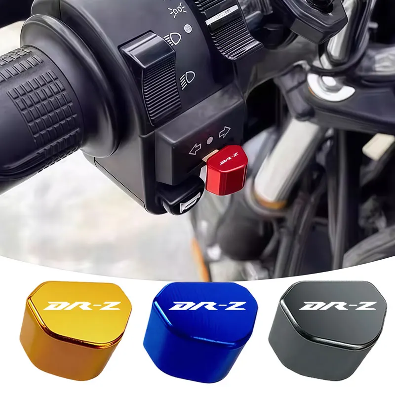 

For Suzuki DR-Z DR-Z400SM DRZ 400SM DRZ400 SM 2005-2025 Motorcycle metal accessories, turn signal switch cap, keycap