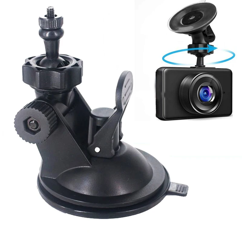 Universal 360 Degree Holder for DVR Plastic Base Stand Rotation GPS Navigation Bracket Car Monitor Bracket Holder Suction Cup