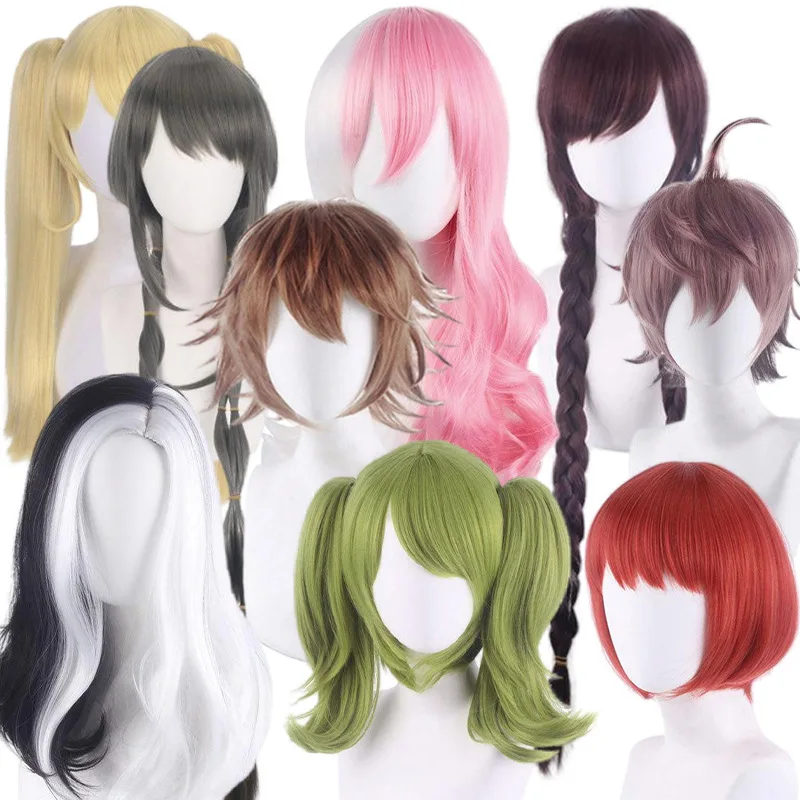 

Synthetic Cosplay Wig Anime Style Monomi-Inspired Sonia-Inspired Chabashira-Inspired Bear-Inspired Costume Hair Party Accessory