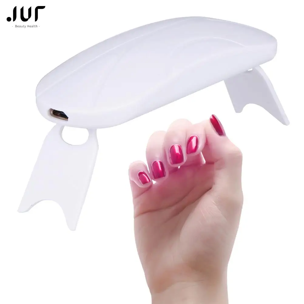 Mini sèche-ongles avec lampe LED uv blanche, Portable, interface usb, très pratique pour un usage domestique, pour sécher le vernis à ongles